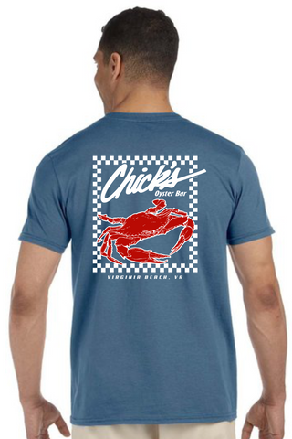 Checkered Crab Short Sleeve T-Shirt